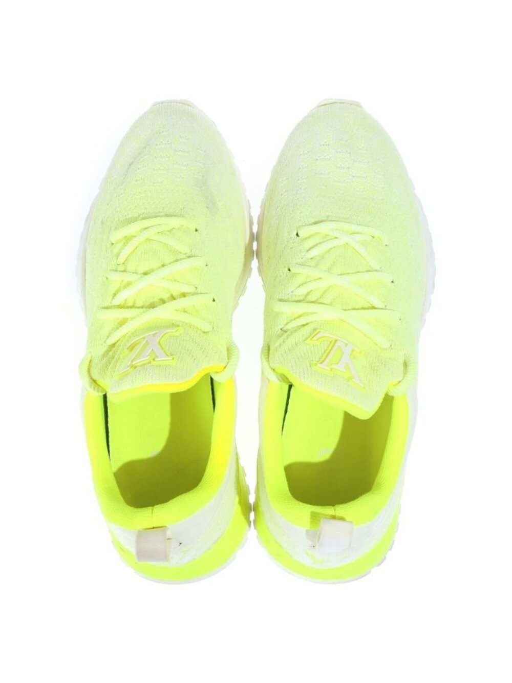 Louis Vuitton Vnr Line Sneakers Low Cut Shoes Yellow - Picture 4 of 6